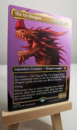 MTG Magic The Gathering - The Ur-Dragon Borderless Commander Masters Pack Fresh - Image 2
