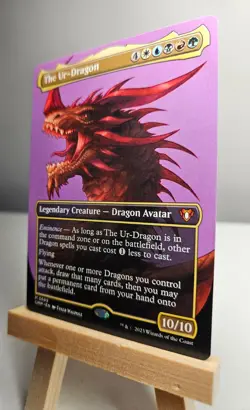 MTG Magic The Gathering - The Ur-Dragon Borderless Commander Masters Pack Fresh - Image 3