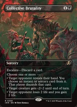 Collective Brutality - Foil Extended Art INR NM MTG - Image 1