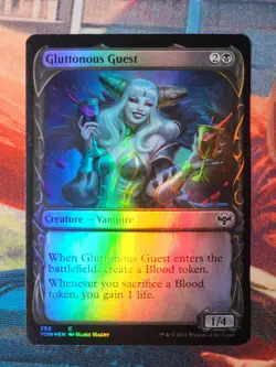 Gluttonous Guest Foil Showcase Innistrad: Crimson Vow Magic Gathering MTG - Image 1