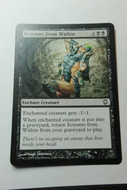 MTG Screams from Within x1- -Darksteel-Lightly Played - Image 1