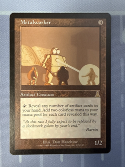 Metalworker - Urza's Destiny - Magic: The Gathering Vintage 1999 WOTC RARE - Image 1