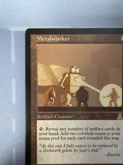Metalworker - Urza's Destiny - Magic: The Gathering Vintage 1999 WOTC RARE - Image 2