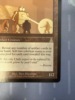 Metalworker - Urza's Destiny - Magic: The Gathering Vintage 1999 WOTC RARE - Image 4