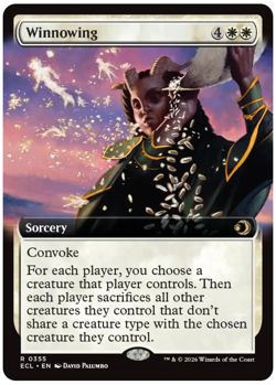 Winnowing - Extended Art Lorwyn Eclipsed MTG - Image 1