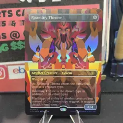 Roaming Throne (Borderless) The Lost Caverns of Ixalan Foil MAGIC THE GATHERING - Image 2