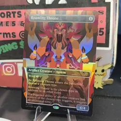 Roaming Throne (Borderless) The Lost Caverns of Ixalan Foil MAGIC THE GATHERING - Image 3