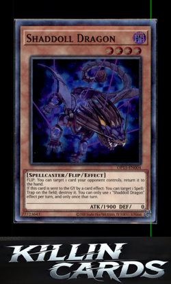 Shaddoll Dragon OP15-EN004 Super Rare OTS Tournament Pack 15 YuGiOh Card NM - Image 1