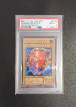 Yu-Gi-Oh! P5-09 Japanese Millennium Shield Ultra Parallel Rare PSA 10 - Image 1