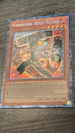 Yu-Gi-Oh Vanquish Soul Razen (CR) WISU-EN016 Wild Survivors 1st Edition Minty! - Image 2