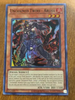 Yugioh! Unchained Twins - Aruha - OP24-EN005 - Super Rare - Unlimited Edition NM - Image 1