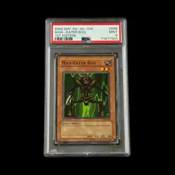 Yu-Gi-Oh! Slab Man-Eater Bug 1st Edition SDY-046 PSA 9 Mint 2002 - Image 1