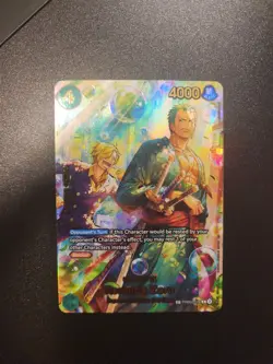 One Piece Roronoa Zoro PRB02-006 (SP) - The Azure Sea’s Seven OP-14 - Image 1