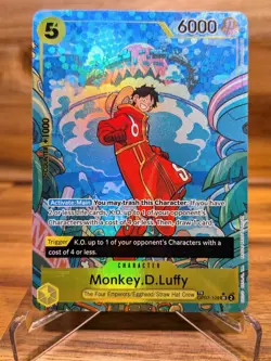 Monkey D. Luffy OP07-109 | Treasure Rare (TR) SR Alt | One Piece TCG EN NM - Image 1