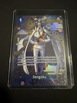 English ONE PIECE TCG OP07-046 R SP Sengoku The Azure Sea's Seven NM - Image 1