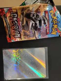 Pokemon Card print Error Holo Blank - Image 1