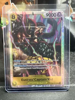 One Piece TCG Eustass "Captain" Kid Royal Blood Foil Card OP10-112 Super Rare - Image 1