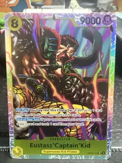 One Piece TCG Eustass "Captain" Kid Royal Blood Foil Card OP10-112 Super Rare - Image 2