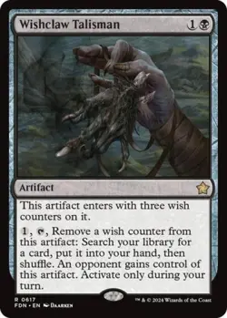 ~ Wishclaw Talisman ~ NM ~ Foundations ~ MTG ~ - Image 1