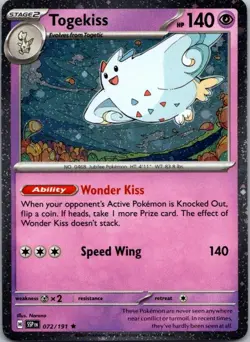 Togekiss - (Cosmos Holo) Promo Miscellaneous Cards & Products 072/191 NM - Image 1
