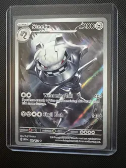 Steelix 150/132 Mega Evolution Pokemon TCG Card Near Mint Condition - Image 1