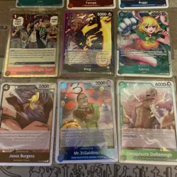 One Piece Tcg Auction Lot!! All Nine Cards Included As Seen Nm 222 - Image 2