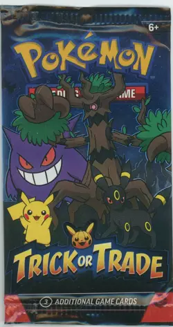 (1) Pokemon TCG Trick or Trade Halloween Pack (3 Cards) - Factory Sealed 2024 - Image 1