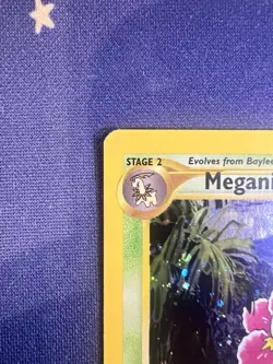 Pokemon TCG Meganium Neo Genesis Holo Unlimited Rare Card 11/111 - Image 2