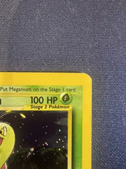 Pokemon TCG Meganium Neo Genesis Holo Unlimited Rare Card 11/111 - Image 3