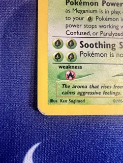 Pokemon TCG Meganium Neo Genesis Holo Unlimited Rare Card 11/111 - Image 5