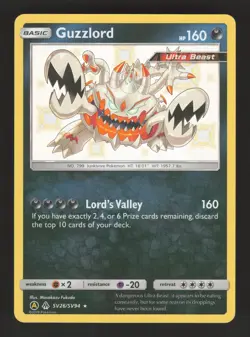 Guzzlord SV26/SV94 Pokemon Hidden Fates Shiny Holo Card - Image 1