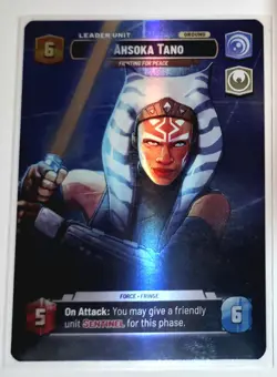 Star Wars Unlimited Lot Of 5 Cards Feat Ahsoka Tano Hyperspace Foil Nm - Image 3