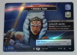 Star Wars Unlimited Lot Of 5 Cards Feat Ahsoka Tano Hyperspace Foil Nm - Image 4