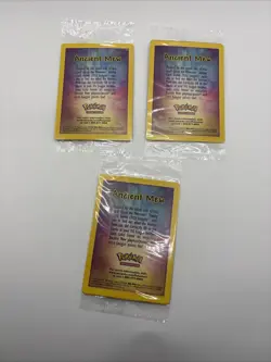 (x3) Pokemon TCG Ancient Mew Holo Card 2000 Movie Promo, Sealed Unopened (C) - Image 2