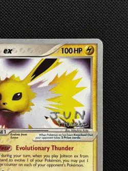 Pokemon Card TCG Jolteon ex - 2007 (Jun Hasebe) 109/113 World Championship Deck - Image 5