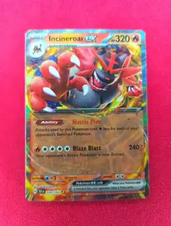 Incineroar EX 034/162 DOUBLE RARE - Temporal Forces - Pokemon TCG Card - NM/M - Image 1