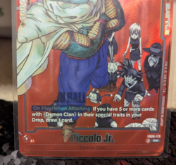 (Piccolo Jr) FB06-113 Alt Art SB01 Dragon Ball Super card Manga Red Fusion World - Image 3