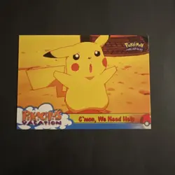 Pokemon Card C'mon, We Need Help Pikachus Vacations 53 - Image 1