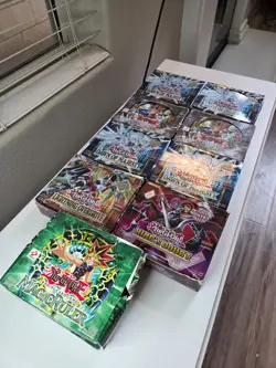 Yu-Gi-Oh Vintage Booster Box DISPLAYS with cards - Yu-Gi-Oh 9 Boxes - Image 2