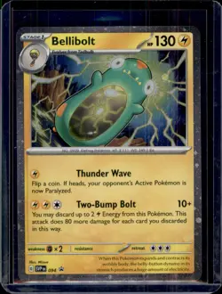 Bellibolt SV: Scarlet & Violet Promo Cards 094 Pokemon TCG NM+ - Image 1