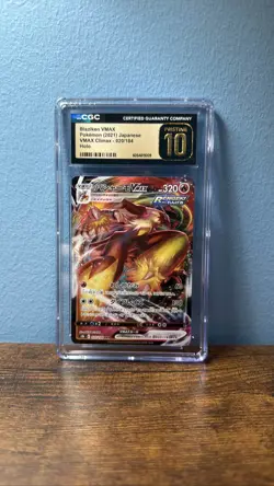 CGC 10 Blaziken VMAX 020/184 VMAX Climax JP Pokemon Card Holo 2021 - Image 1