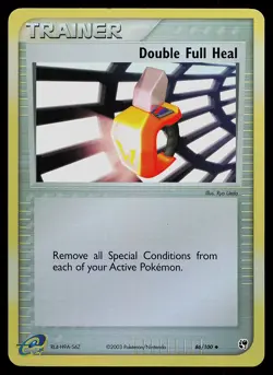 Pokemon Card - Double Full Heal Sandstorm 86/100 Uncommon Reverse Holo - Image 1
