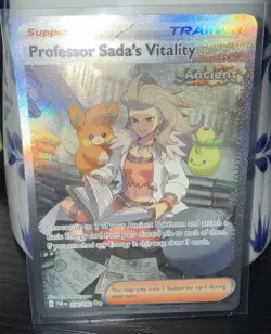 Professor Sada's Vitality Pokemon TCG Special Ill Rare Card 256/182 Paradox Rift - Image 1