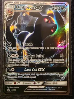 Umbreon GX SM36 Sun & Moon Ultra RARE Holo Promo Pokemon Card Great Condition - Image 1