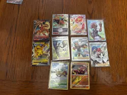 Miscellaneous Pokemon 10 Card Lot with 2 charades and a pikachu🔥 - Image 1