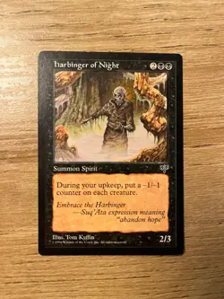 MTG: Harbinger of Night - Mirage - English - Image 1