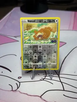 Ditto (Bidoof) 059/078 Pokemon GO 2022 Reverse Holo Pokemon Card TCG - Image 1
