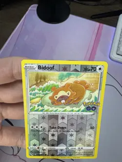 Ditto (Bidoof) 059/078 Pokemon GO 2022 Reverse Holo Pokemon Card TCG - Image 4