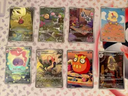 Pokemon TCG Black Bolt Illustration rare lot! 8 cards - Image 1