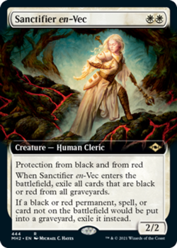 1 x Sanctifier en-Vec - Extended Art - Modern Horizons 2 - Light Play - MTG - Image 1